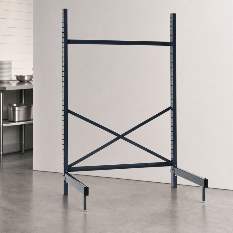 Product image #3 for Metro SmartLever Stationary Cantilevered Shelving Starter Kit for 54"W x 24"D Shelves