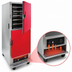 Thumbnail image #3 for Cres Cor Mobile Heated Holding Cabinet, 1 Compartment, 11 Full-Size Sheet Pan Capacity, Red Dutch Doors