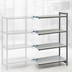 Thumbnail image #3 for Cambro Camshelving Basics Plus 4-Tier Solid Polymer Add-On Shelving Unit, 24 x 48 x 64 Inches, Brushed Graphite