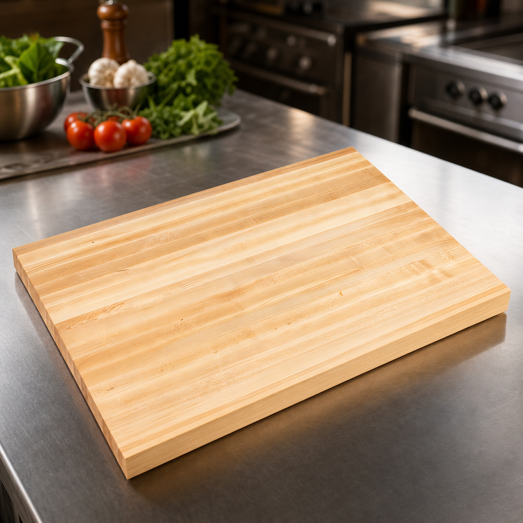Product image #3 for John Boos Boos Block Northern Hard Rock Maple Kitchen Countertop, 18 x 25 x 1-1/2-Inch Thick, Varnique Finish