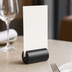 Thumbnail image #3 for Black Aluminum Cylinder Tabletop Menu Card Holder