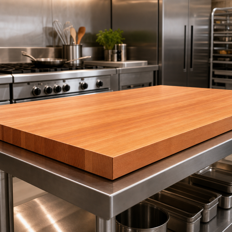 Product image #3 for Boos Block American Cherry Edge Grain Kitchen Countertop, 48 x 42 x 3 Inch, Varnique Finish