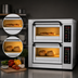 Thumbnail image #3 for PizzaMaster 350 Series Countertop Electric Stone Hearth Pizza Oven with 2 Independent Chambers