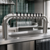 Thumbnail image #3 for Krowne Pass-Through Pipe Beer Tower, 8-Faucet Capacity, Air-Cooled, Brushed Stainless Steel, 45-Inch Length