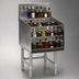 Thumbnail image #3 for Eagle Group Spec-Bar 12-Inch Wide x 24-Inch Deep Freestanding Liquor Bottle Display Unit, 4-Step, No Speed Rail