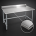 Thumbnail image #3 for Spec-Master 30 Inch x 30 Inch Stainless Steel Work Table with 4-1/2 Inch Backsplash
