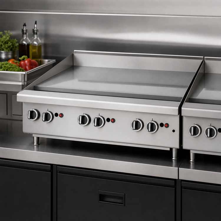 Product image #3 for Garland U.S. Range Heavy-Duty Manual Gas Countertop Griddle, 35-7/16" W x 23" D, 81,000 BTU