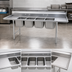 Thumbnail image #3 for Eagle Group 414 Series Four-Compartment Sink with Dual 24-Inch Drainboards