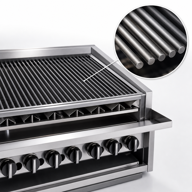 Product image #3 for MagiKitch'n APM-RMB-636 36-Inch Low Profile Countertop Radiant Gas Charbroiler