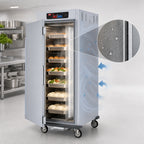 Thumbnail image #3 for Metro C5 C599-SFS-LPFS Controlled Humidity Heated Holding and Proofing Cabinet, Full-Height Pass-Thru, Solid Doors, 18-Pan, Stainless Steel