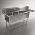 Thumbnail image #3 for John Boos Pro-Bowl 3-Compartment Stainless Steel Sink with Right Drainboard
