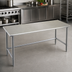 Thumbnail image #3 for Eagle Deluxe Series 108-Inch x 24-Inch Flat Top Stainless Steel Work Table with Galvanized Tubular Base