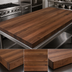 Thumbnail image #3 for John Boos Boos Block 84-Inch x 42-Inch American Black Walnut Edge Grain Kitchen Countertop