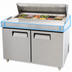 Thumbnail image #3 for Atosa 36-5/16-Inch Two-Section Mega Top Sandwich/Salad Prep Table Refrigerator, 8.7 Cu. Ft., Stainless Steel