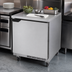 Thumbnail image #3 for Beverage-Air 32-Inch One-Section Flat-Top Worktop Refrigerator with Solid Door, 7.2 Cu. Ft.