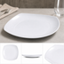 Thumbnail image #4 for Carlisle 11-1/2 Inch Square Melamine Dinner Plate with Rolled Edge, White