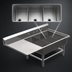Thumbnail image #3 for John Boos Pro-Bowl 3-Compartment Platter Sink with 24 Inch Left Drainboard
