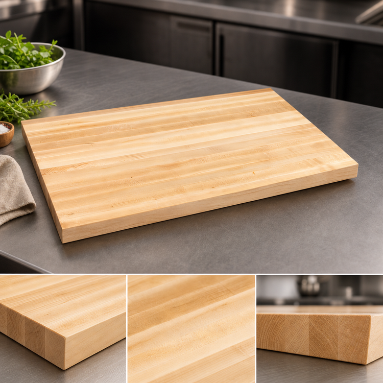 Product image #3 for John Boos Boos Block Edge Grain Maple Kitchen Countertop, 24 x 25 Inches, 1-1/2 Inch Thick, Oil Finish