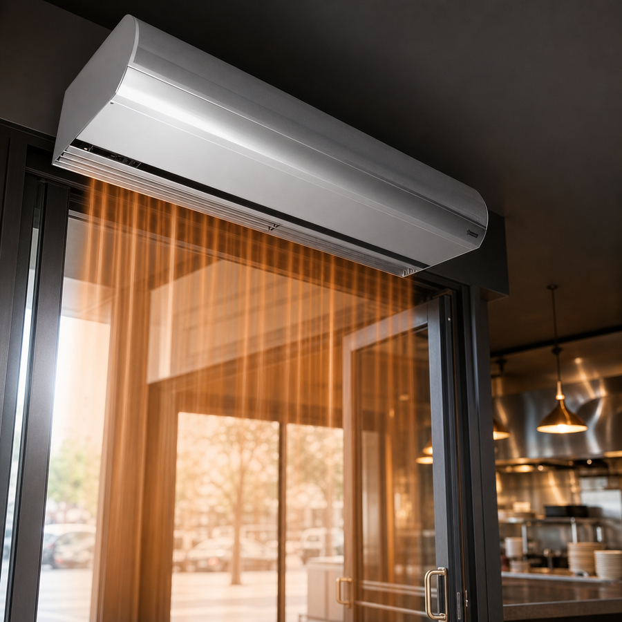 Electric Heated Air Curtain