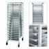 Thumbnail image #3 for Winco AWRK-30 Mobile Full-Height End-Loading Aluminum Sheet Pan Rack, 30-Pan Capacity