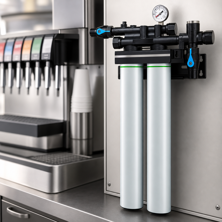 Product image #3 for Everpure QC7I Twin MC2 Fountain Beverage Water Filtration System