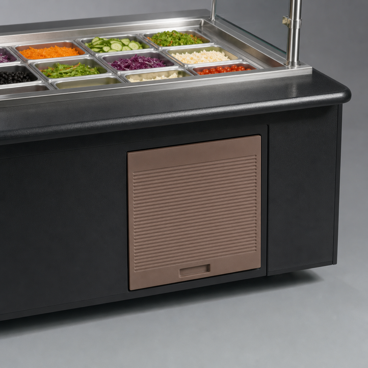 Product image #4 for Carlisle 6-Foot Black Food Bar Door