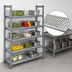 Thumbnail image #3 for Cambro Camshelving Basics Plus 18-Inch x 48-Inch 5-Shelf Vented Shelf Kit