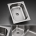 Thumbnail image #3 for Eagle Group Seamless Weld-In One-Compartment Stainless Steel Sink, 14 x 16 x 6 Inch Bowl