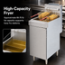 Thumbnail image #3 for Vulcan LG500 21-Inch Freestanding Gas Fryer with Twin Baskets, 65-70 lb Capacity