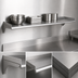 Thumbnail image #3 for Eagle Group Wall-Mounted Stainless Steel Shelf, 120 Inch W x 10 Inch D, 16 Gauge Type 430
