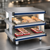 Thumbnail image #3 for Hatco Glo-Ray Designer Slant Dual-Shelf Countertop Hot Food Display Warmer, 60.25-Inch, 3.78 kW