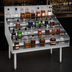 Thumbnail image #3 for Glastender 36-Inch Free-Standing Stainless Steel 5-Step Underbar Liquor Display