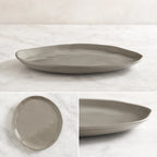 Thumbnail image #4 for American Metalcraft Crave Collection CP10SH 11 1/8-Inch Round Coupe Melamine Plate, Shadow Gray Case of 12