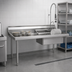 Thumbnail image #3 for Eagle Group Straight Soiled Dishtable with Pre-Rinse Sink, Left-to-Right Operation, 96