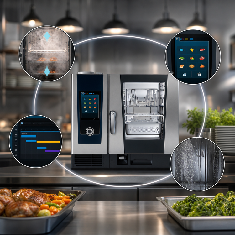 Product image #3 for RATIONAL iCombi Pro 6-Half Size Electric Countertop Combi Oven, 208/240V, 1-Phase