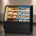 Thumbnail image #3 for True TGM-DZ-48-SC/SC-B-W 48-1/4 Inch Dual Zone Curved Glass Full Service Merchandiser