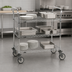 Thumbnail image #3 for Metro Super Erecta SP Heavy Duty 3-Shelf Bus Cart, 36 x 21 x 39 Inches, Stainless Finish