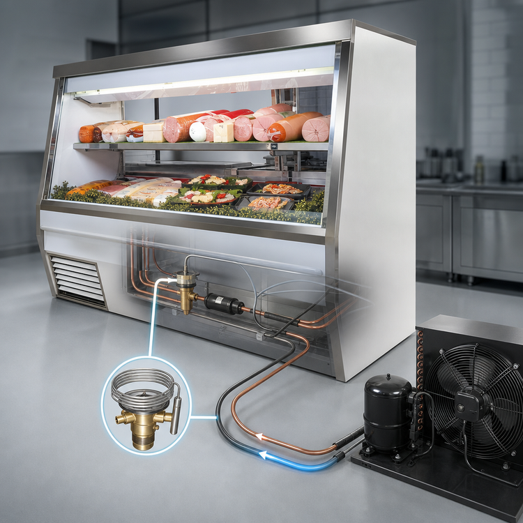 Product image #3 for Howard-McCray 34N Series 96-Inch Remote Deli Meat & Cheese Service Case, Stainless Steel, LED