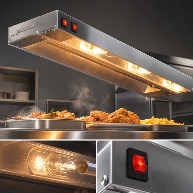 Product image #3 for Eagle RedHots 36-Inch Lighted High-Watt Single-Rod Strip Heat Lamp