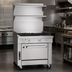 Thumbnail image #3 for Southbend Platinum 36-Inch Modular Heavy Duty Gas Range with 4 Open Burners and 12-Inch Charbroiler