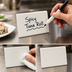 Thumbnail image #3 for American Metalcraft CMP425 Rectangle Ceramic Blank Write-On Menu/Card Sign, White, 3-3/4 x 2-1/2 Inches