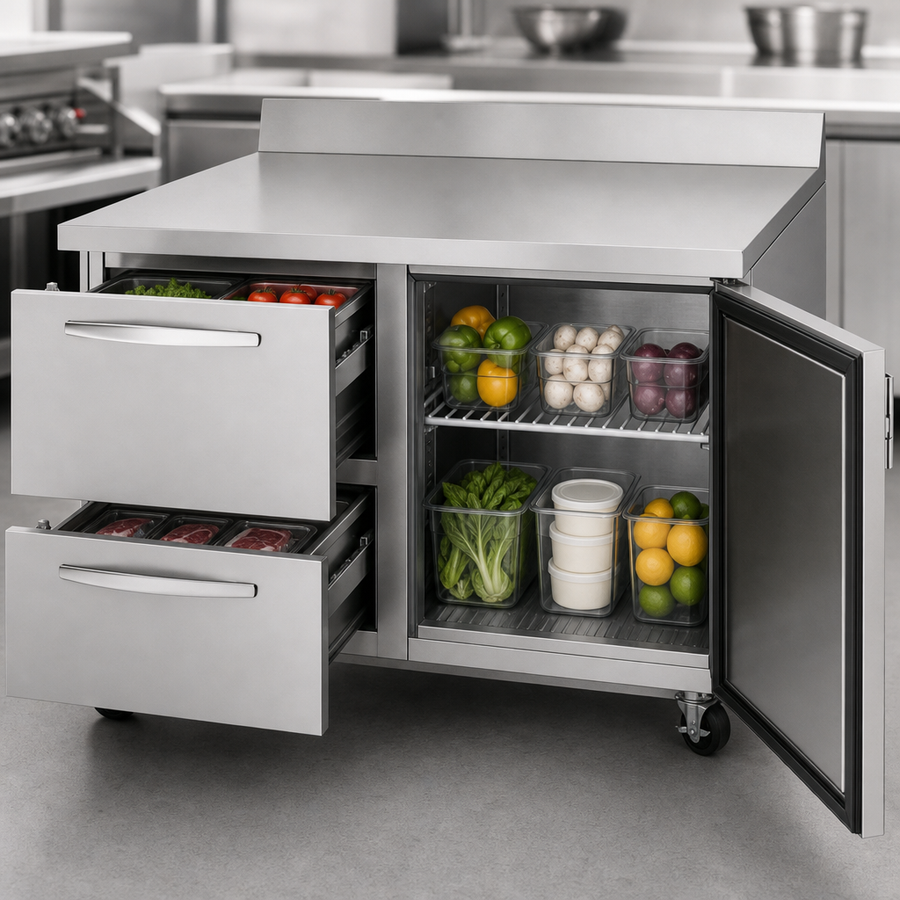 Two-Section Storage Layout