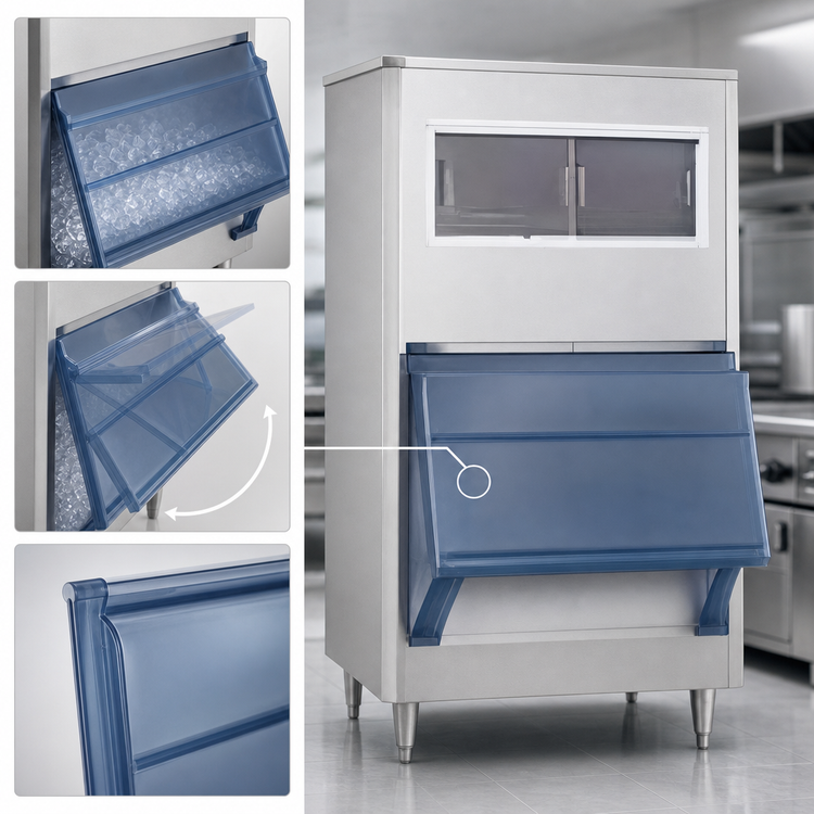 Product image #3 for Follett SmartGATE SG500S-30 Upright Ice Storage Bin, Single Door, 460 lb. Capacity