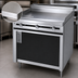 Thumbnail image #3 for Jade Range Titan JTRH-72GT 72-Inch Heavy Duty Gas Griddle Top Commercial Range with Cabinet Base