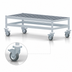 Thumbnail image #3 for Fermostock 35-Inch Mobile Louvered Aluminum Dunnage Rack, 800 lb Capacity, 5-Inch Casters