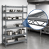 Thumbnail image #3 for Eagle Valu-Master Stationary 5-Tier Wire Starter Shelving Unit, 72