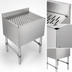 Thumbnail image #3 for John Boos Slim-Line Freestanding Underbar Drainboard, 30 x 18 x 32-1/2 Inches, Stainless Steel