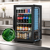 Thumbnail image #3 for True Countertop Glass Door Refrigerated Merchandiser, 1 Door, 3 Shelves, Black Exterior