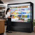 Thumbnail image #3 for True 72-Inch Glass-Sided Vertical Open-Air Refrigerated Merchandiser with 8 Adjustable Shelves