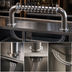 Thumbnail image #3 for Perlick 4064-8L Pass-Thru Brew Pipe Glycol-Cooled Draft Beer Tower with 8 Faucets